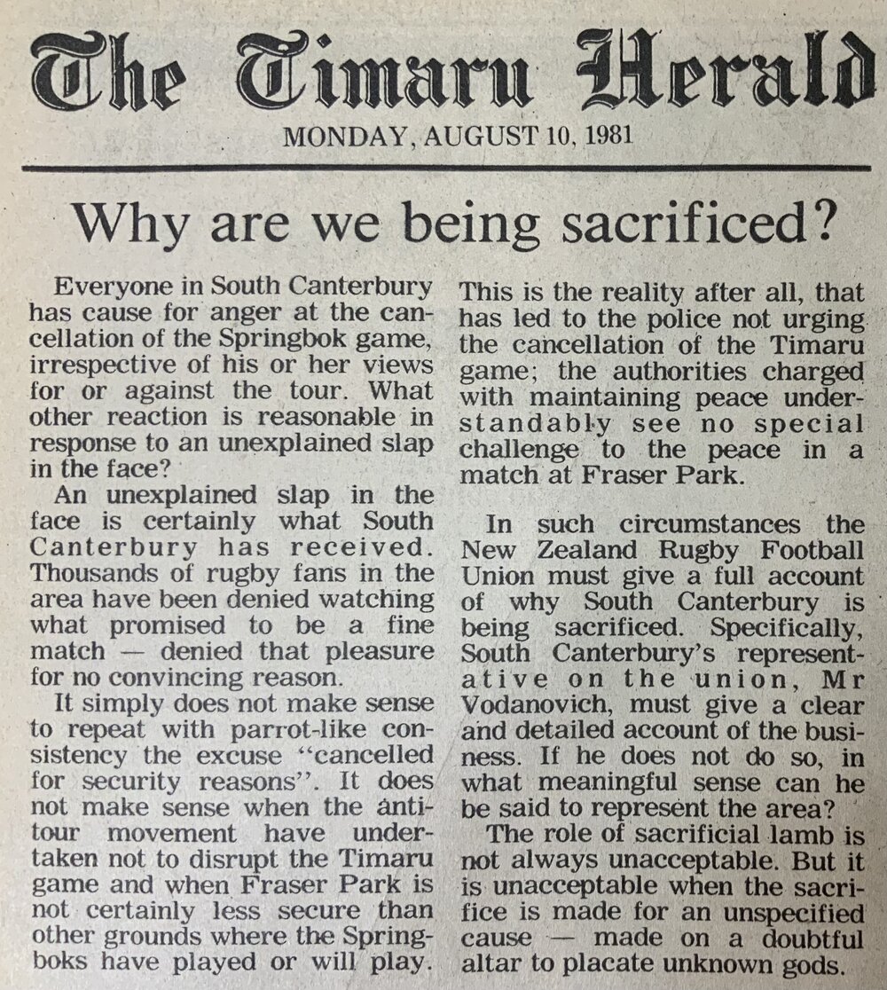Editorial: Why are we being sacrificed?