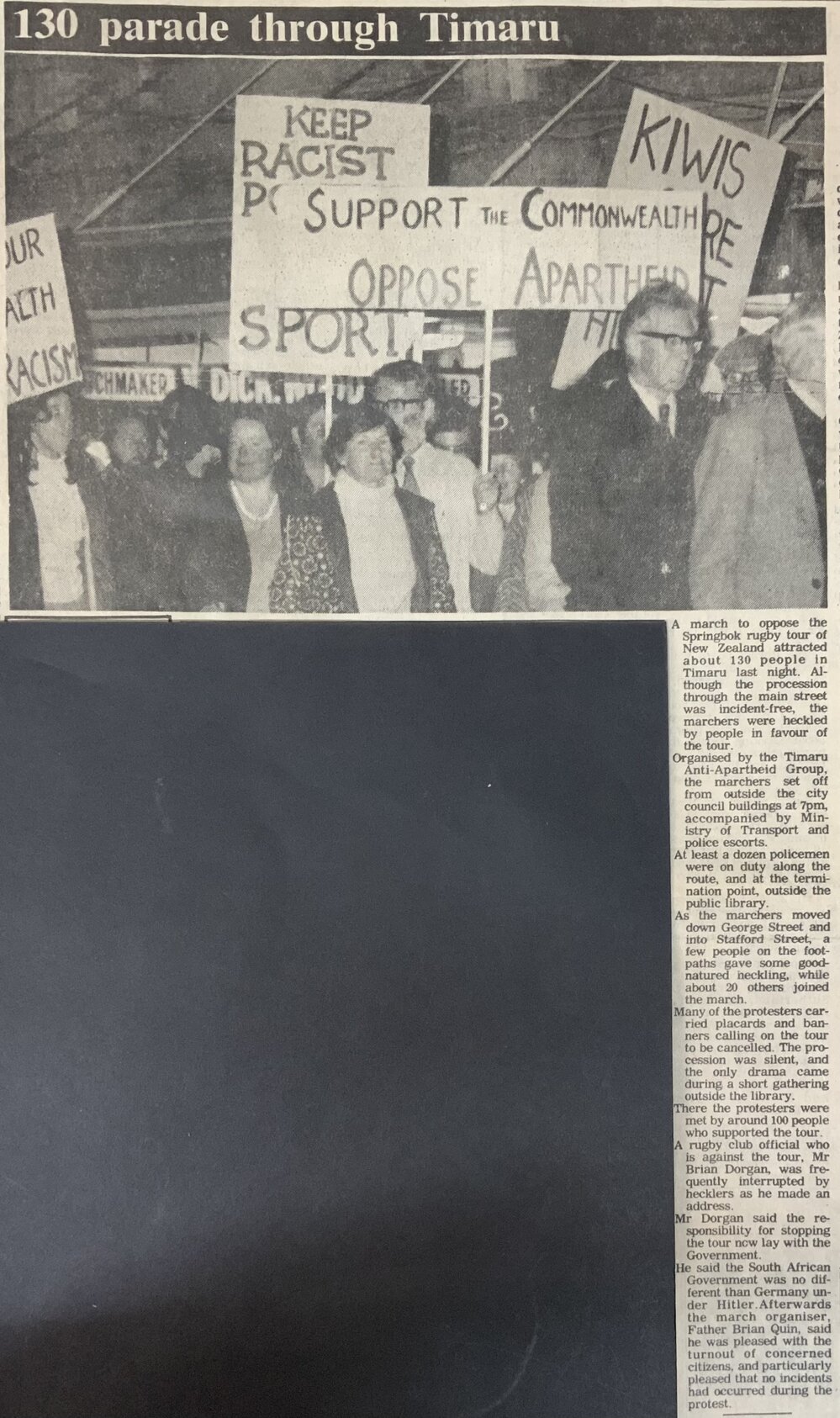 130 parade through Timaru