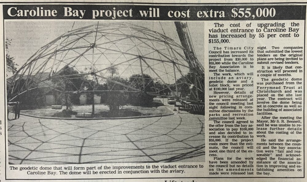 Caroline Bay project will cost extra $55,000