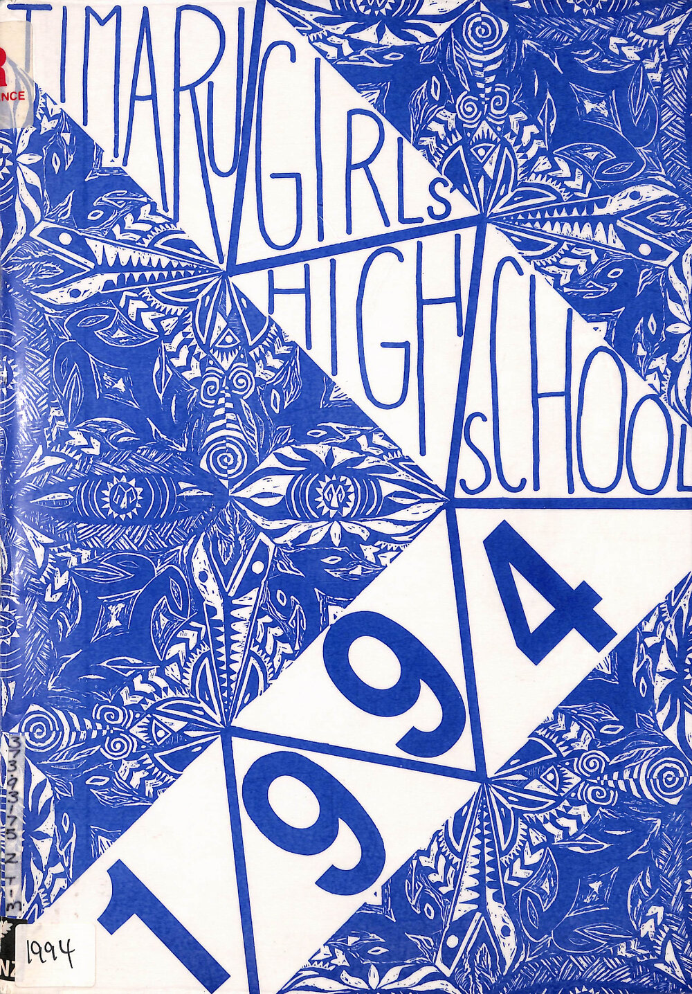 Timaru Girls' High School magazine 1994