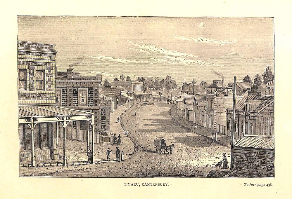 'Timaru, Canterbury' from "Forty years in New Zealand" by J. Buller