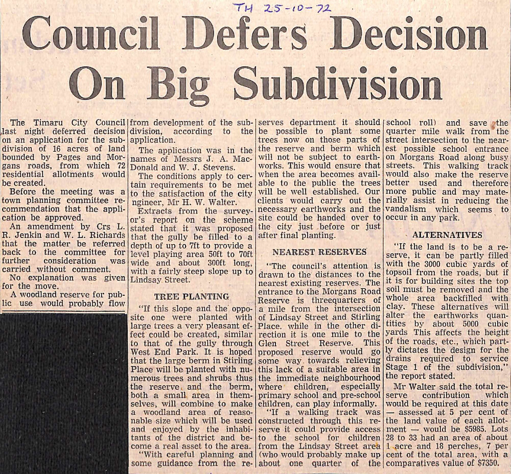 Council Defers Decision On Big Subdivision