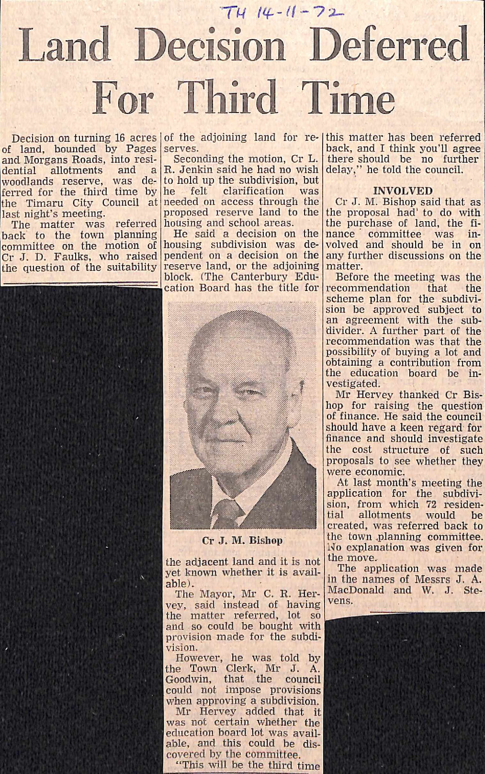 Land Decision Deferred For Third Time