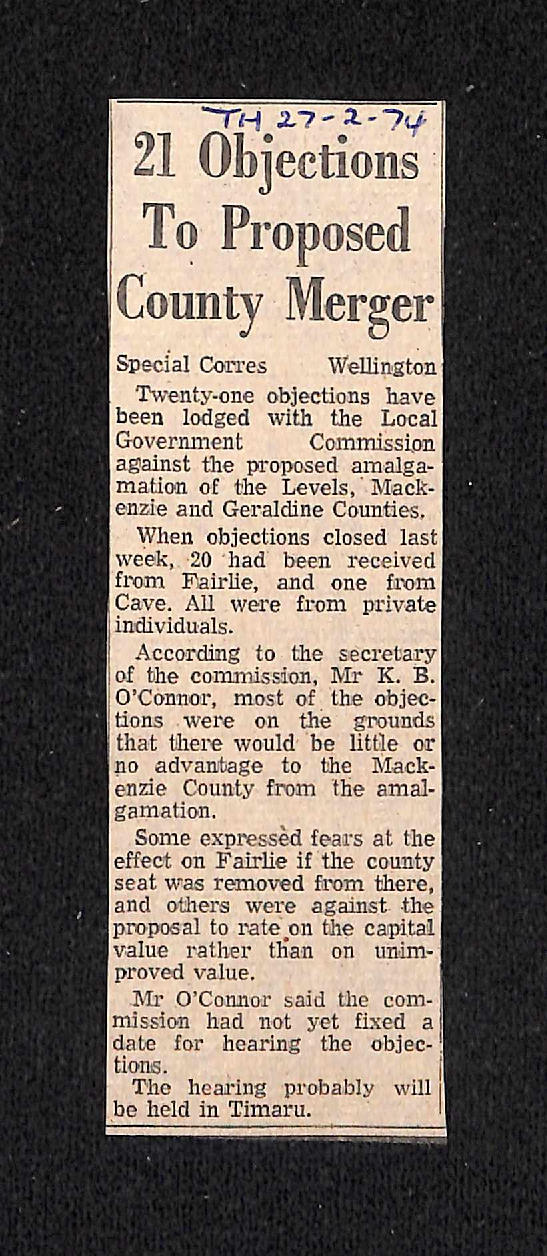 21 Objections To Proposed County Merger