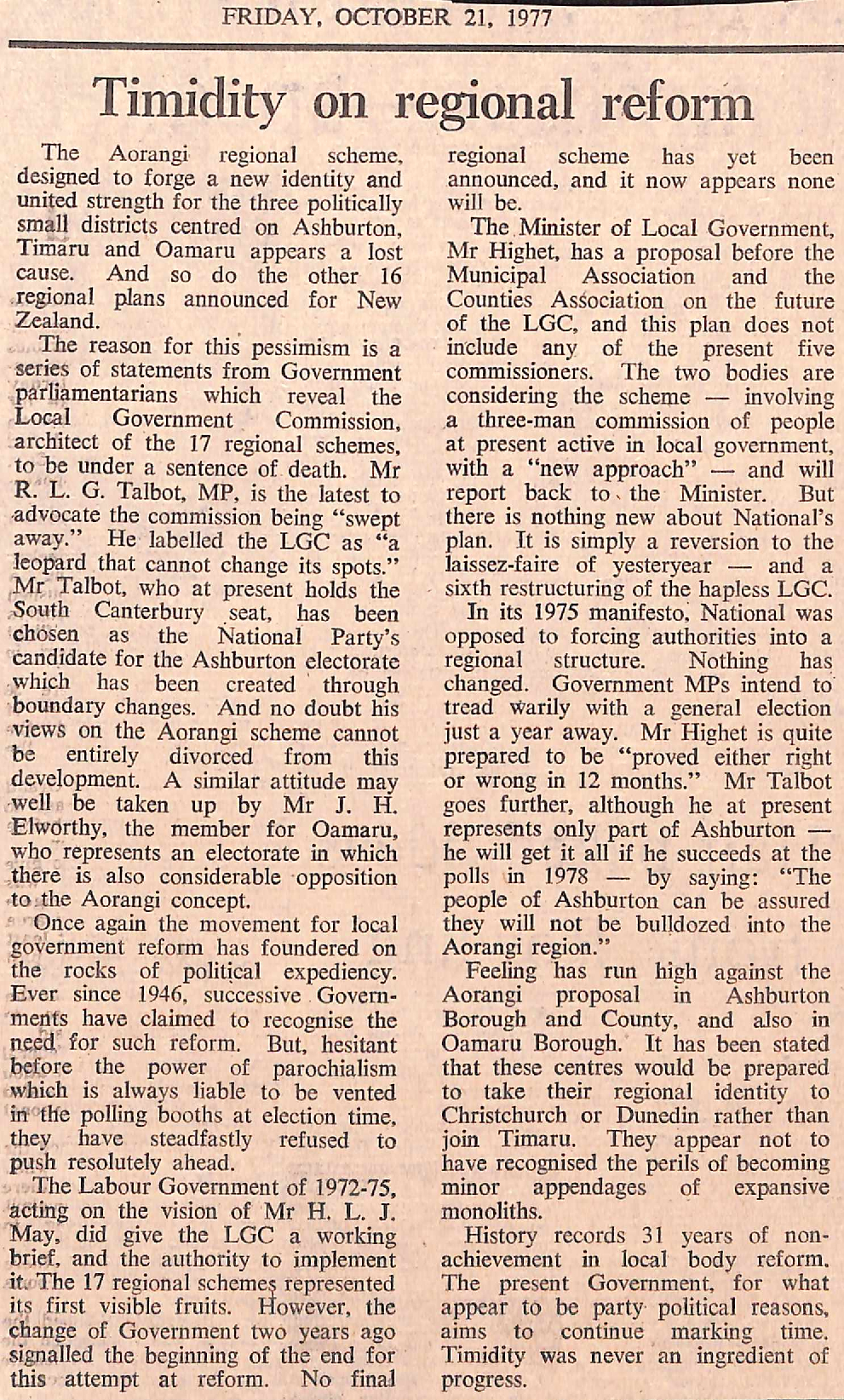 Editorial: Timidity on regional reform