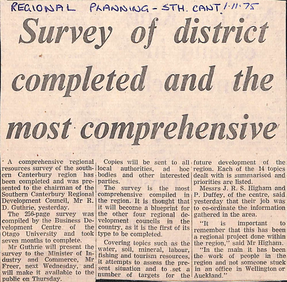 Survey of district completed and the most comprehensive