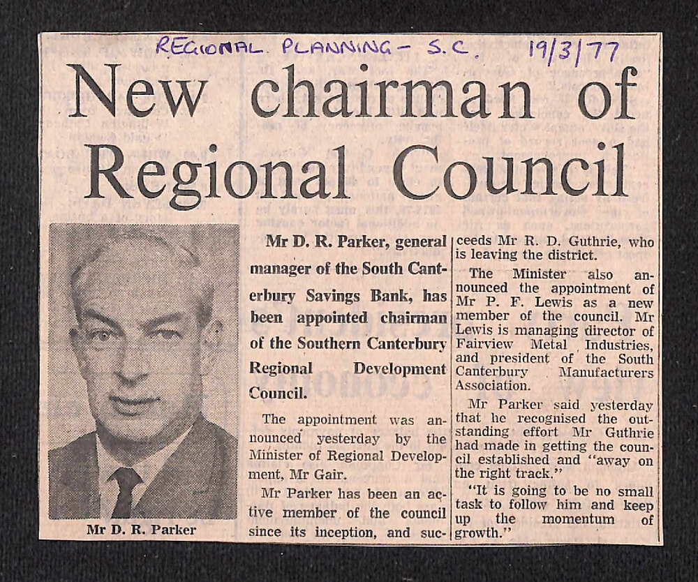New chairman of Regional Council