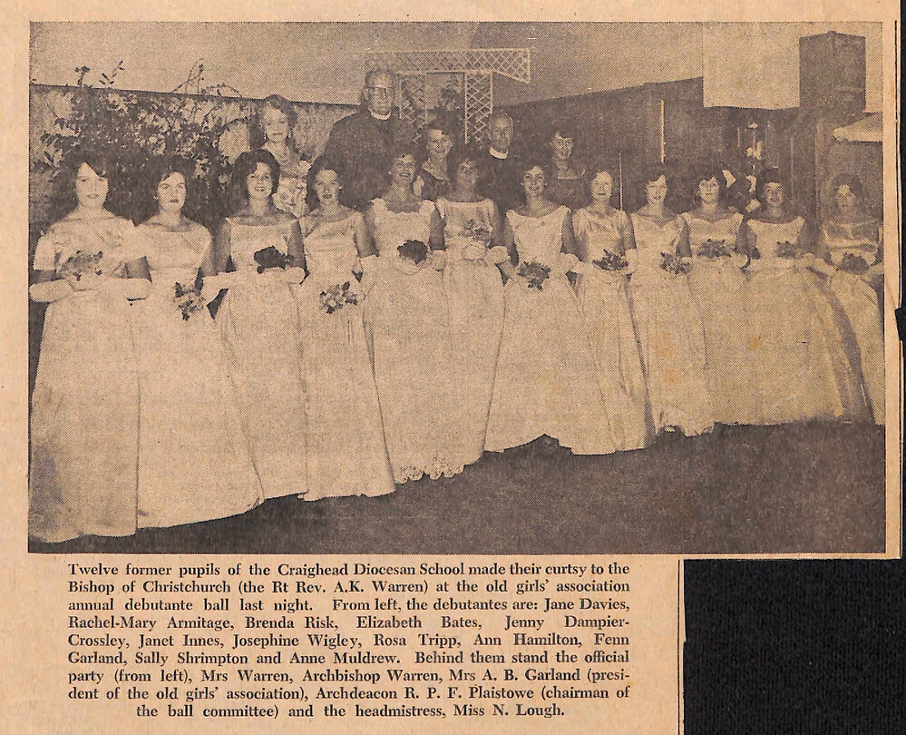 Craighead Old Girl's Association annual debutante ball