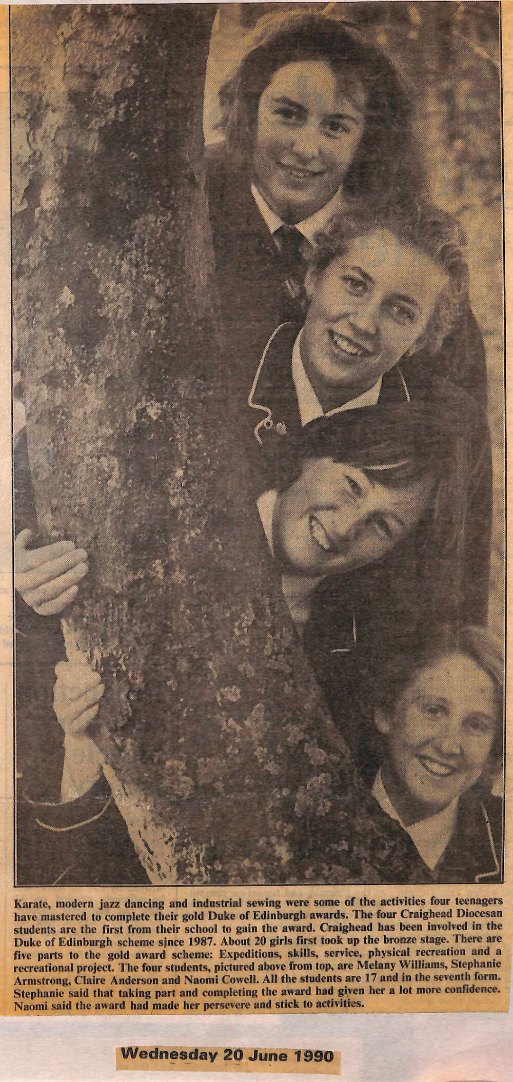 Craighead pupils gain Duke of Edinburgh awards