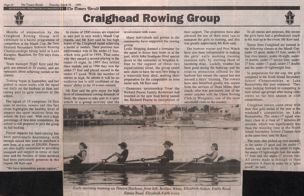 Craighead Rowing Group