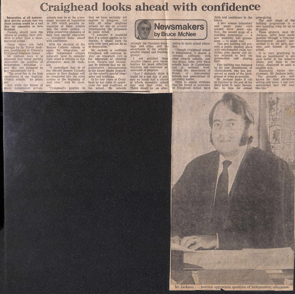 Craighead looks ahead with confidence