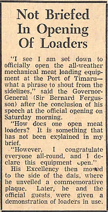 Not Briefed In Opening Of Loaders