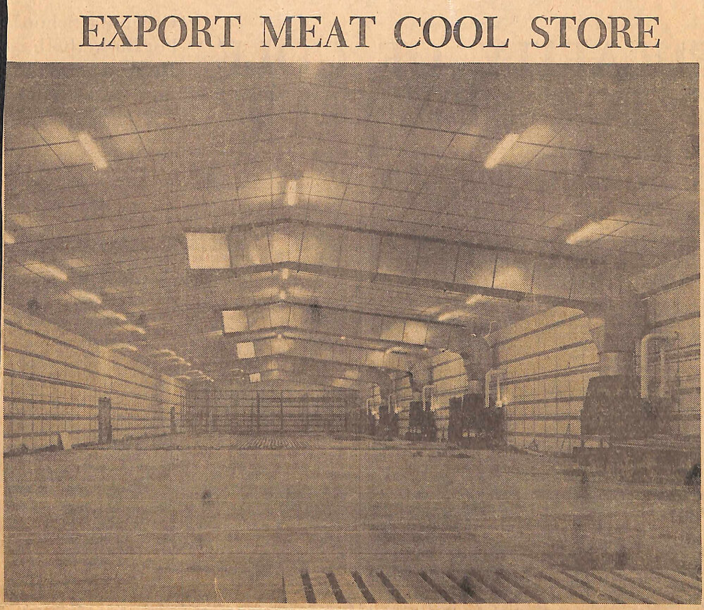 Export Meat Cool Store: New $450,000 Harbour Board Project