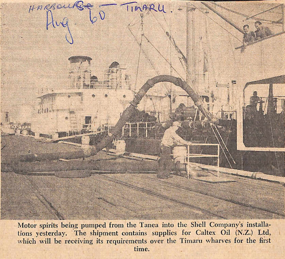 Tanea Brings Fuel to Timaru For Caltex