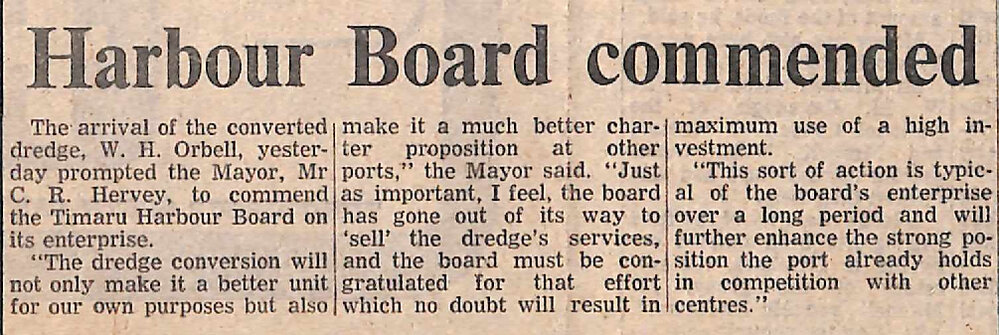 Harbour Board commended