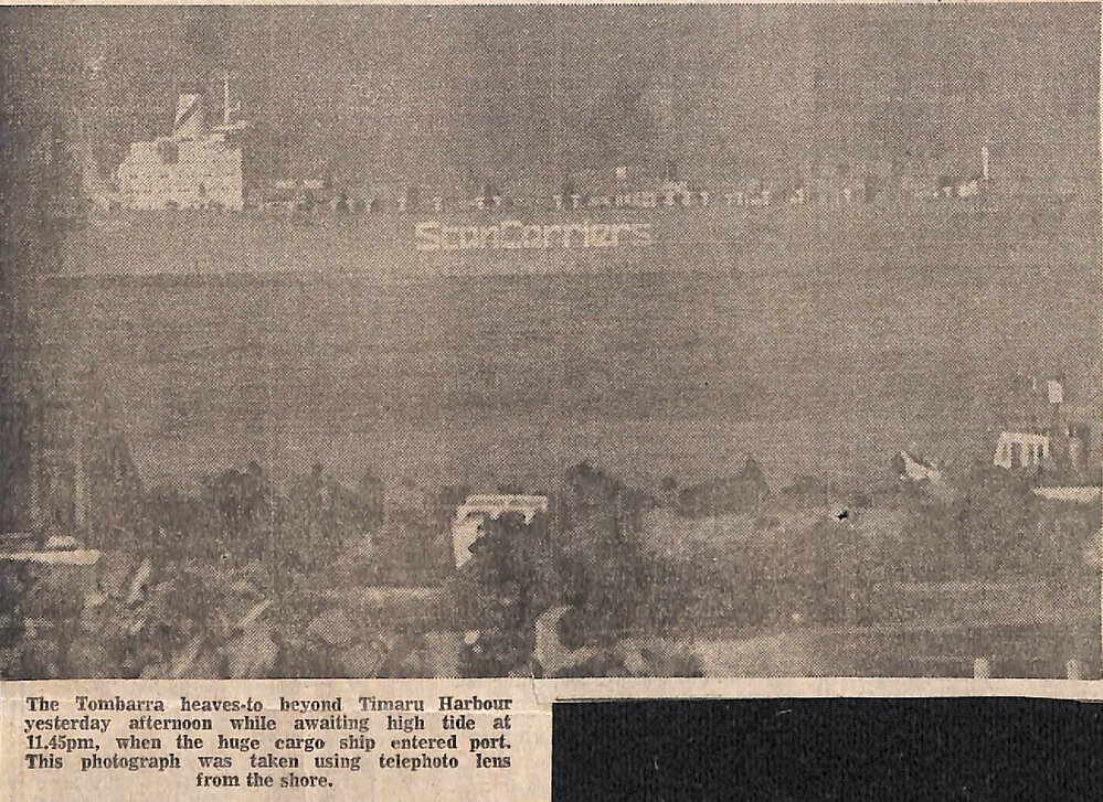 New Timaru trade, Tombarra berths
