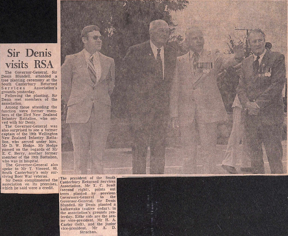 Sir Denis visits RSA