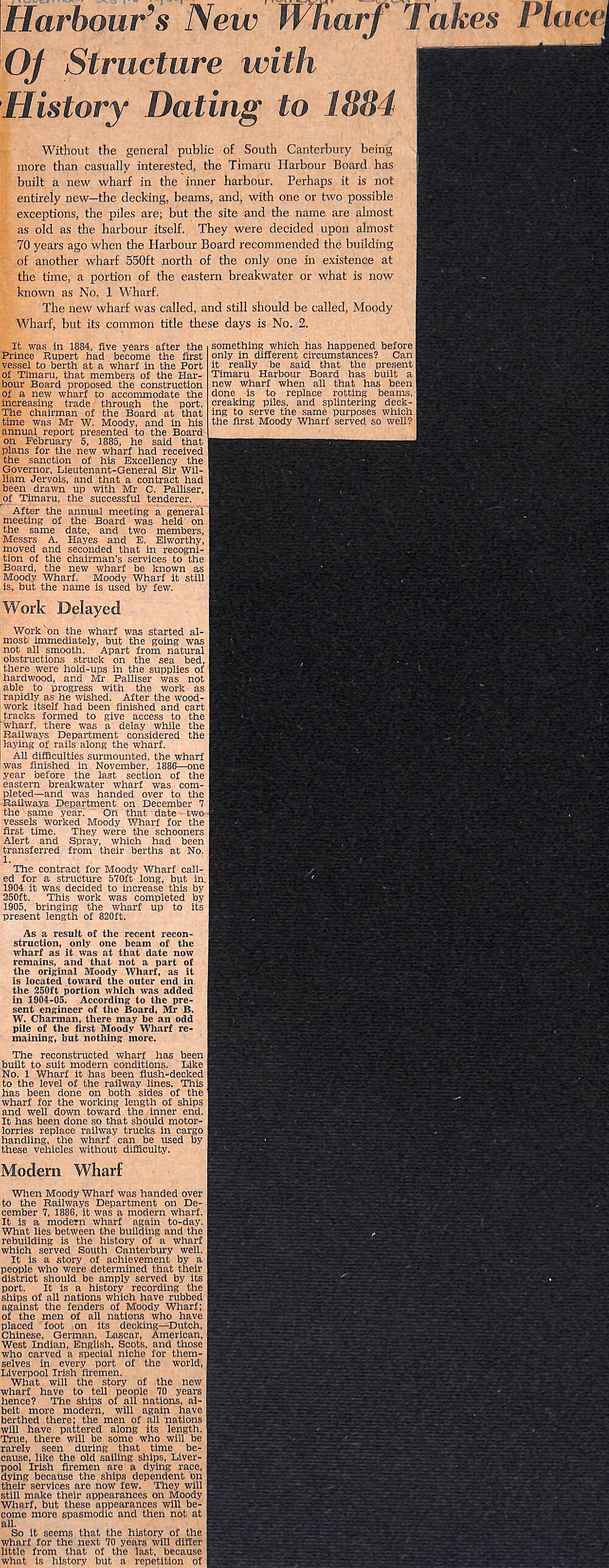 Harbour's New Wharf Takes Place Of Structure with History Dating to 1884