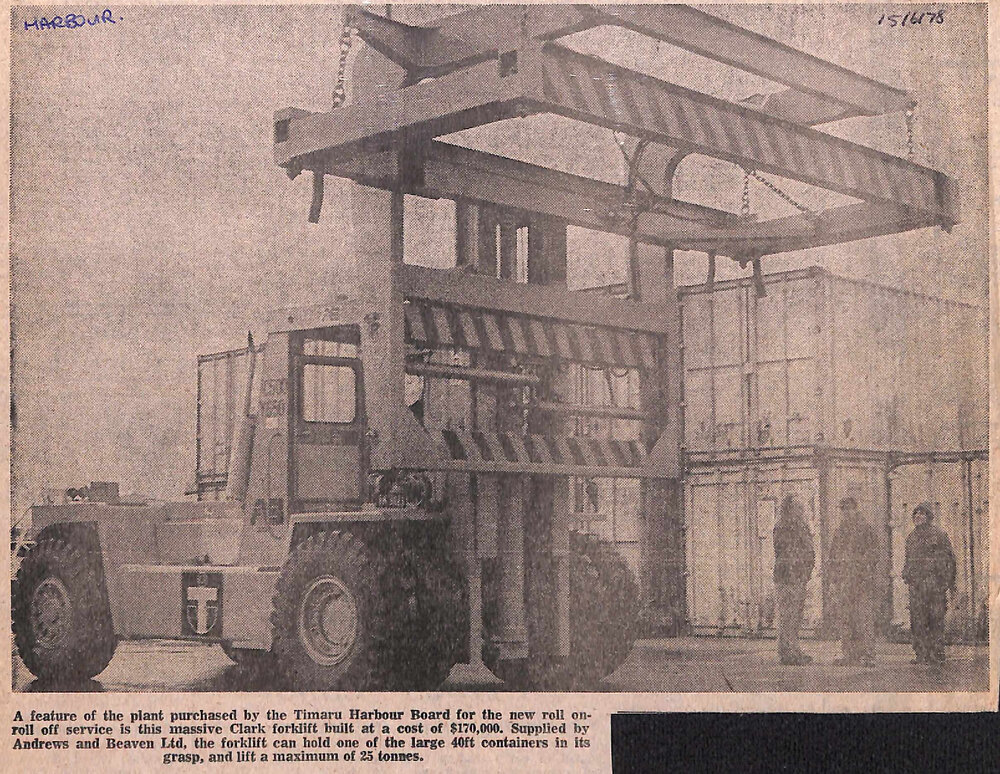 Timaru waterside workers trained to use new plant