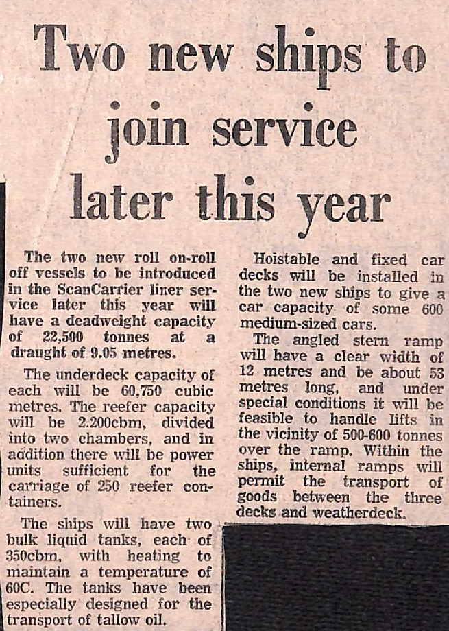 Two new ships to join service later this year