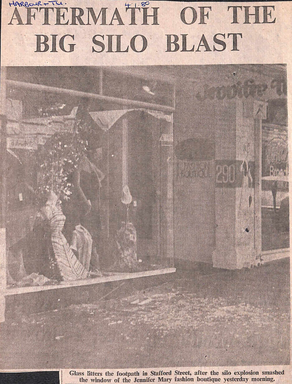Aftermath of the big silo blast