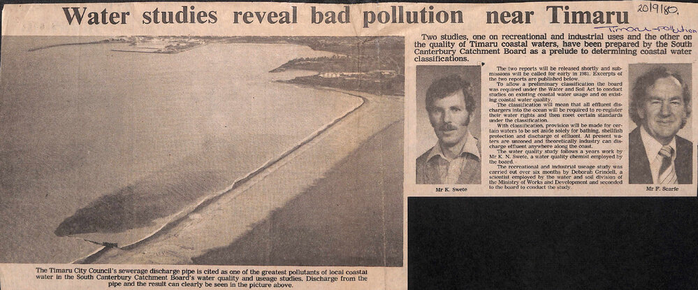 Water studies reveal bad pollution near Timaru