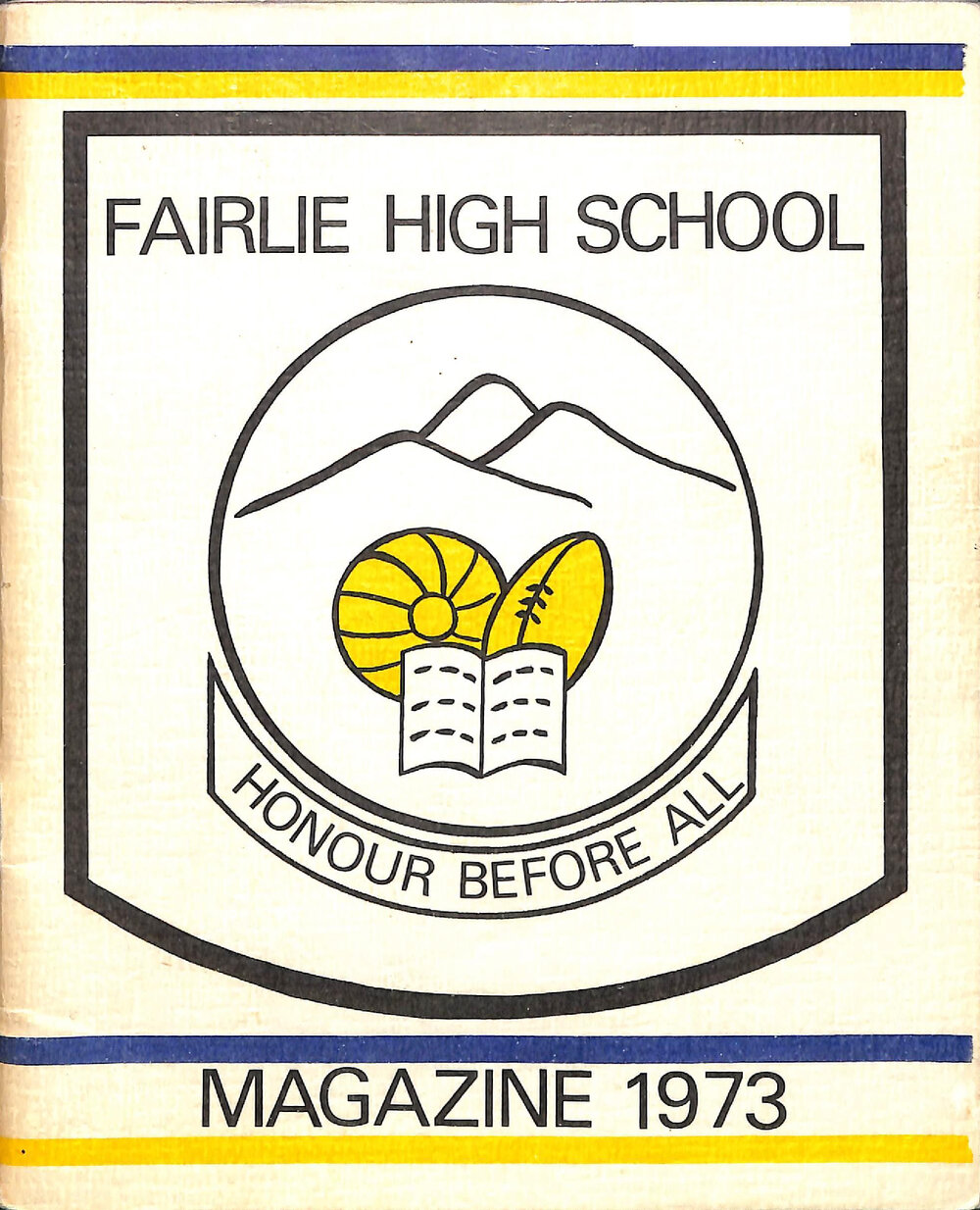 Fairlie High School magazine 1973