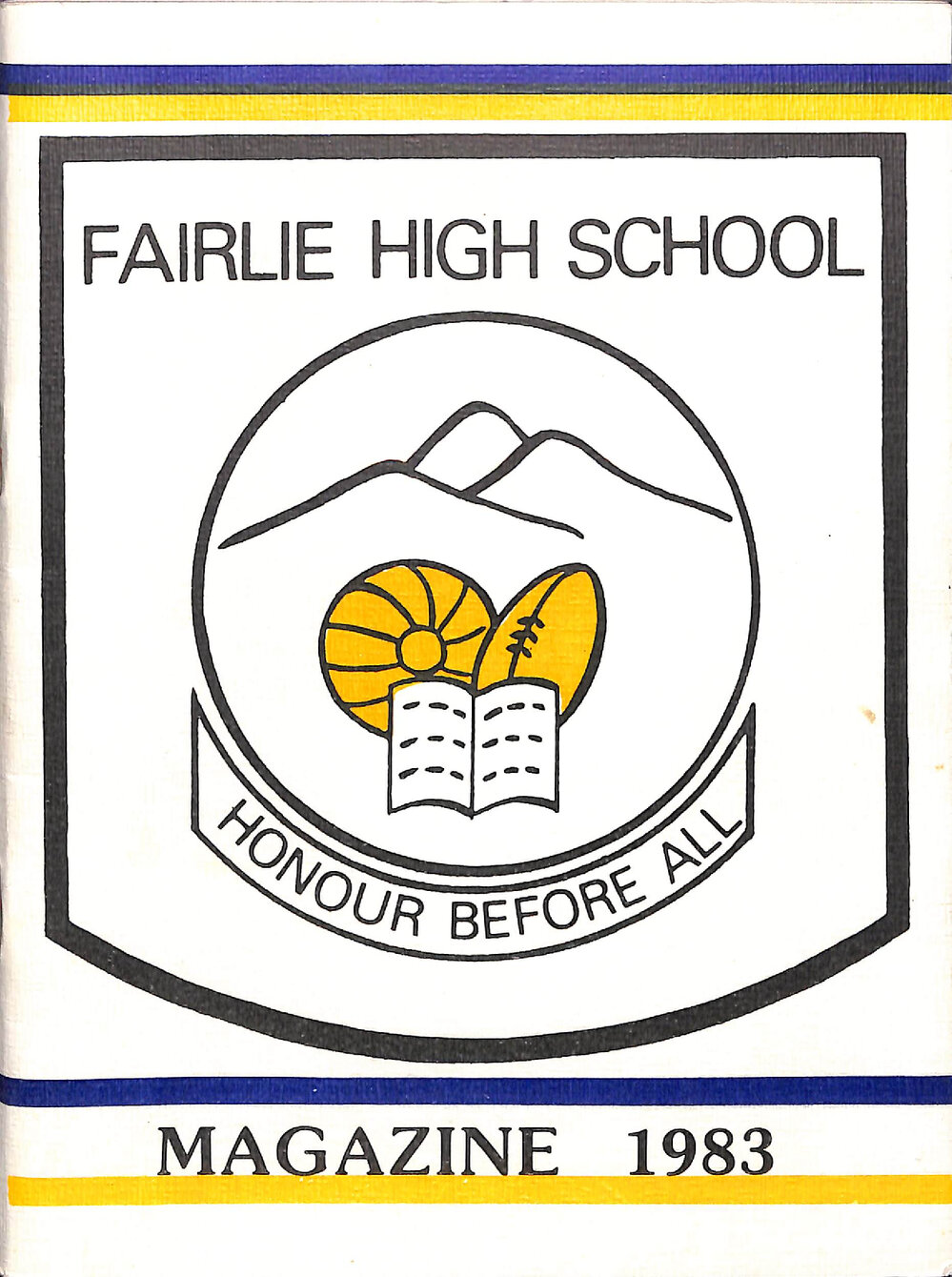 Fairlie High School magazine 1983