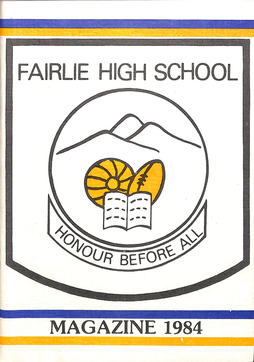 Fairlie High School magazine 1984