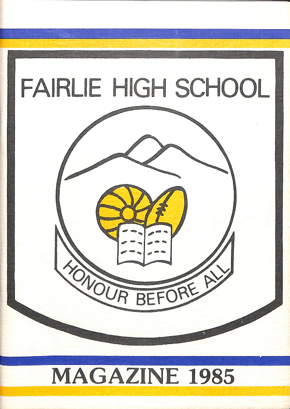 Fairlie High School magazine 1985