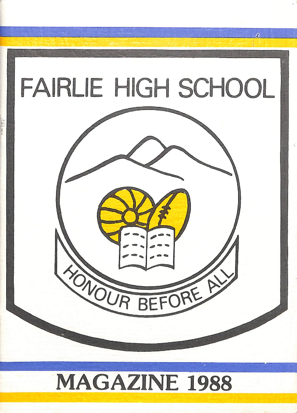 Fairlie High School magazine 1988