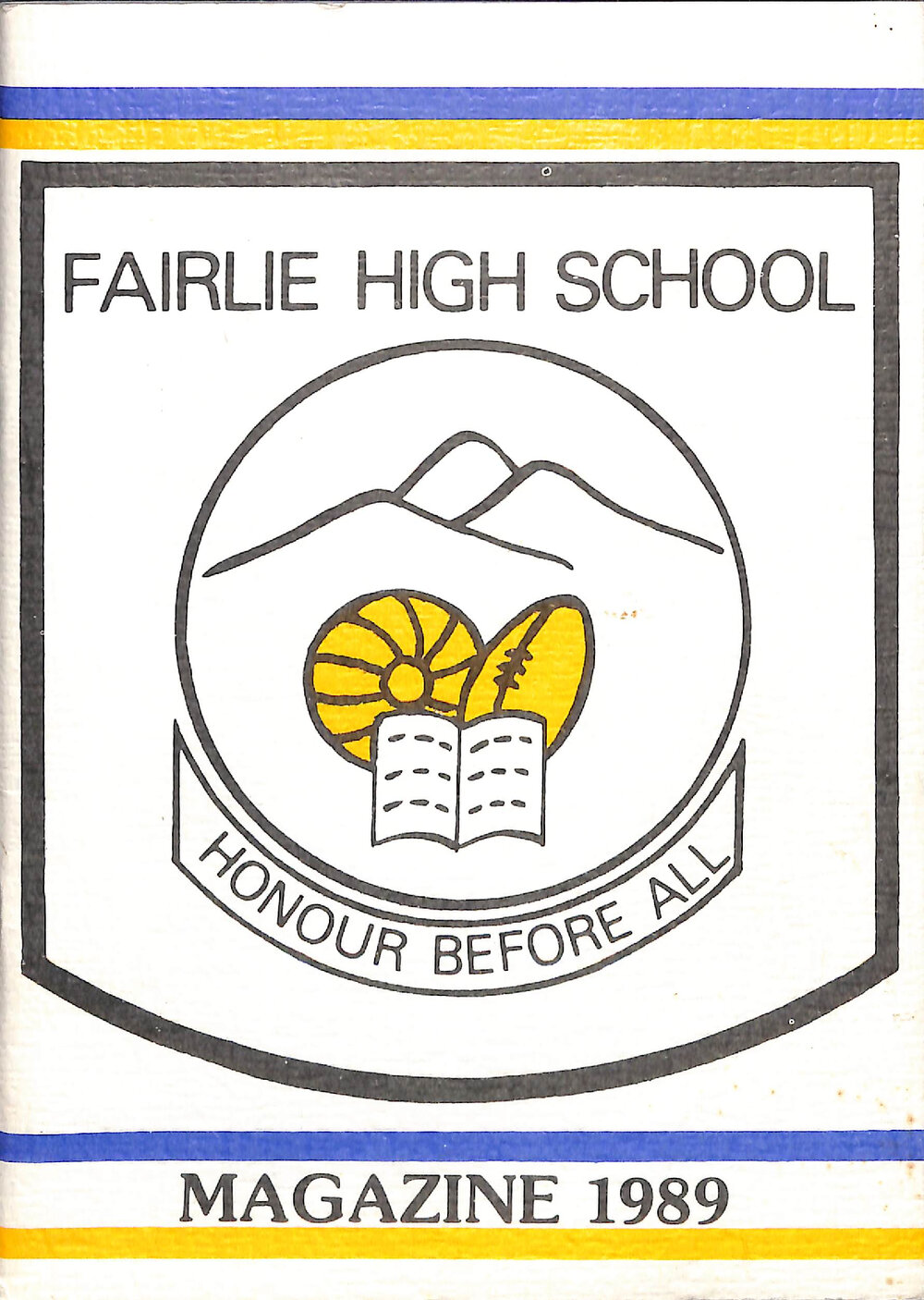 Fairlie High School magazine 1989