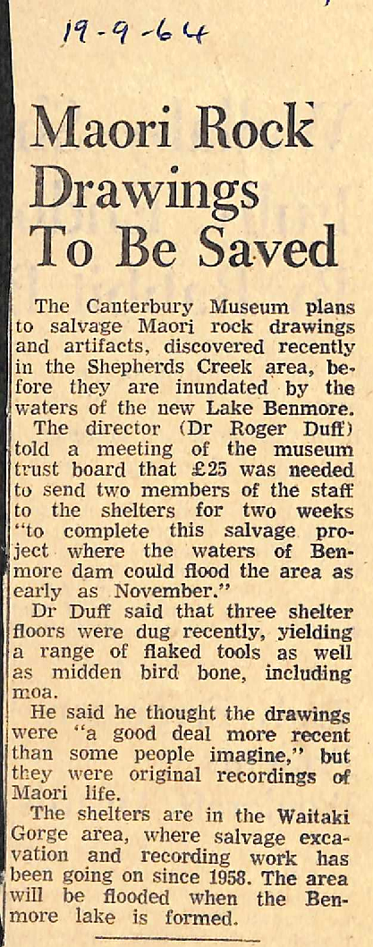 Maori Rock Drawings To Be Saved