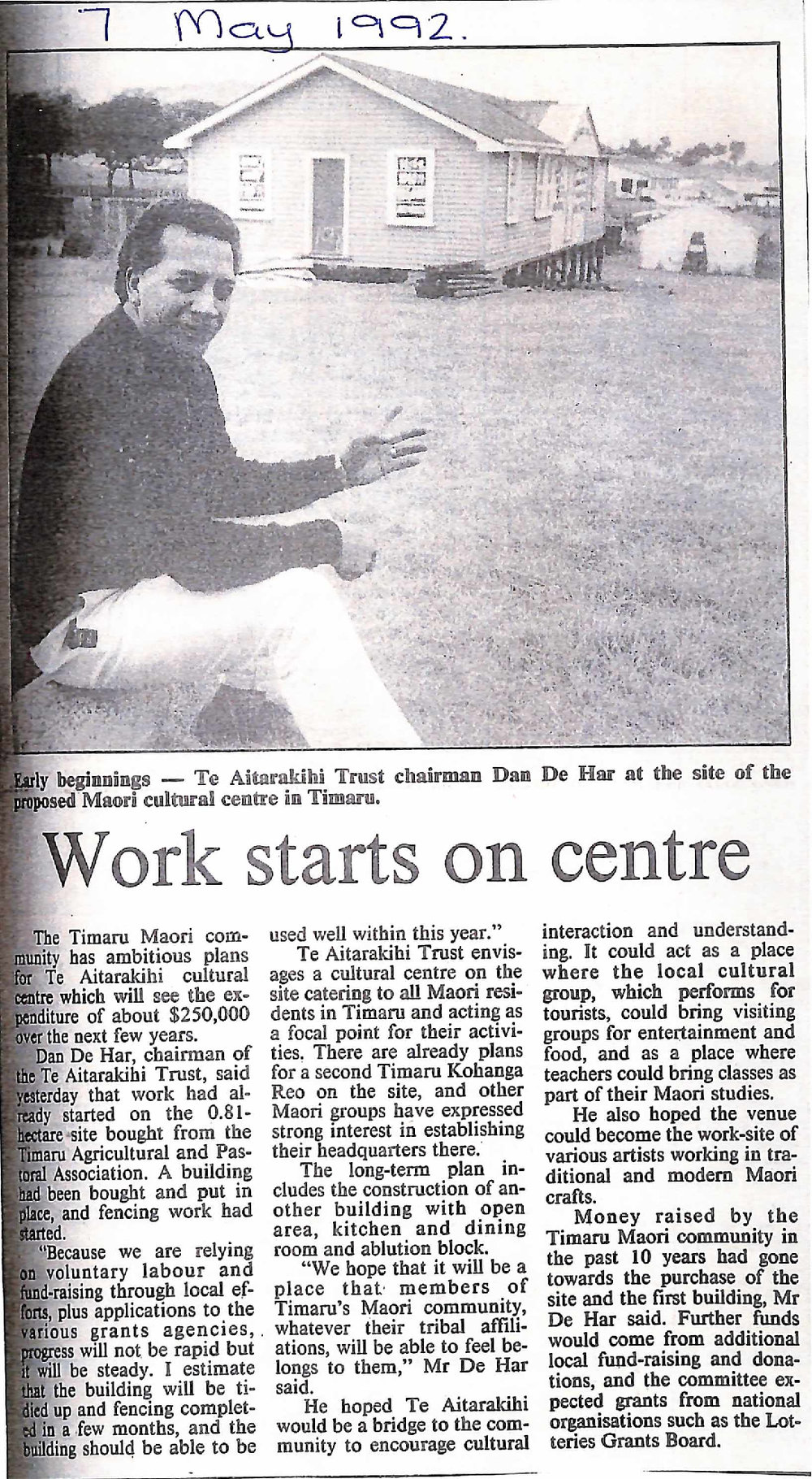 Work starts on centre