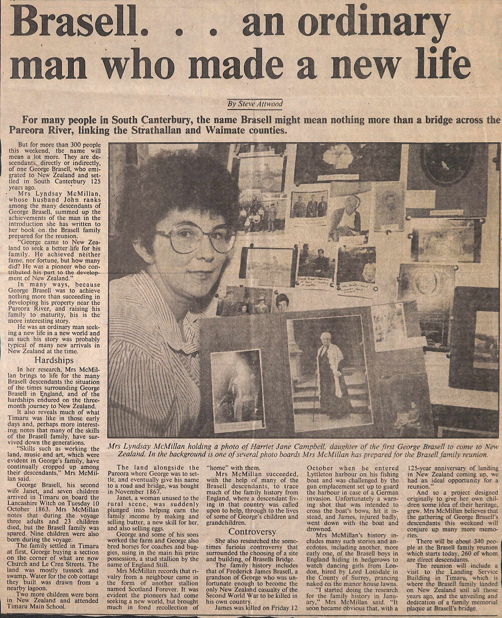 Brasell... an ordinary man who made a new life