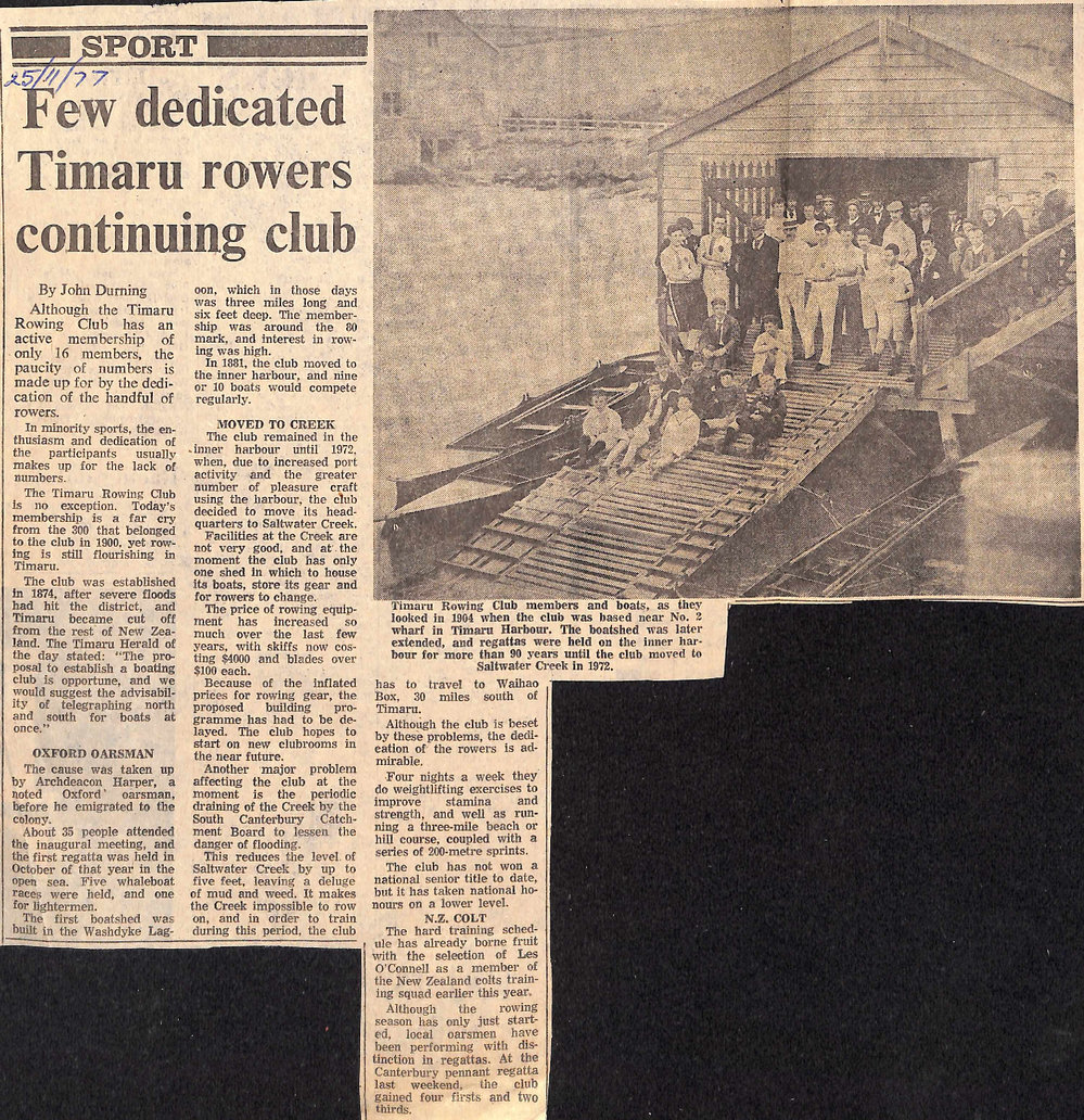 Few dedicated rowers continuing club