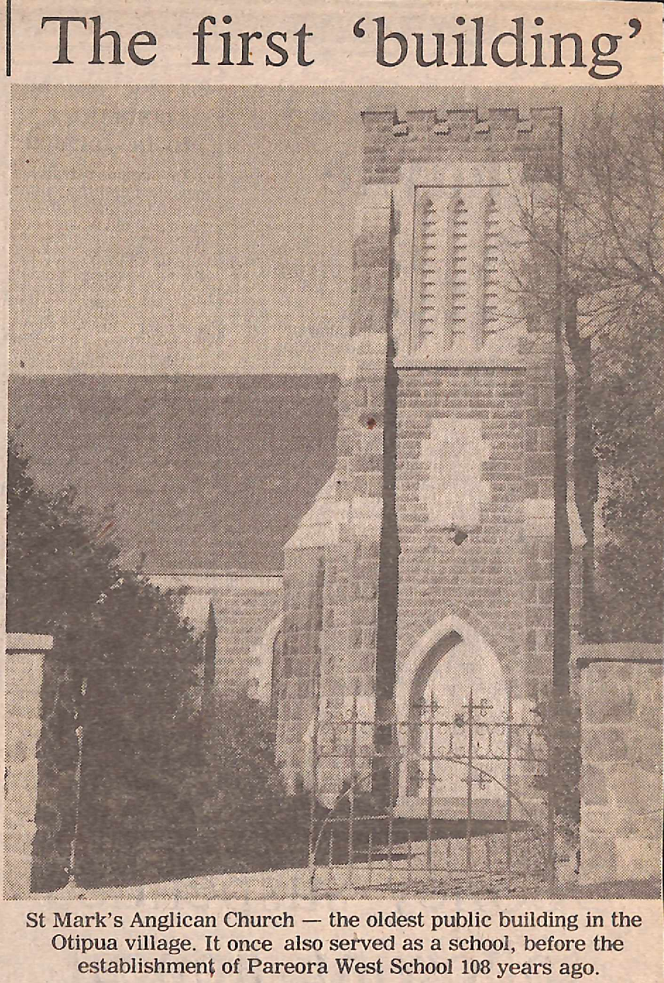 The first 'building'