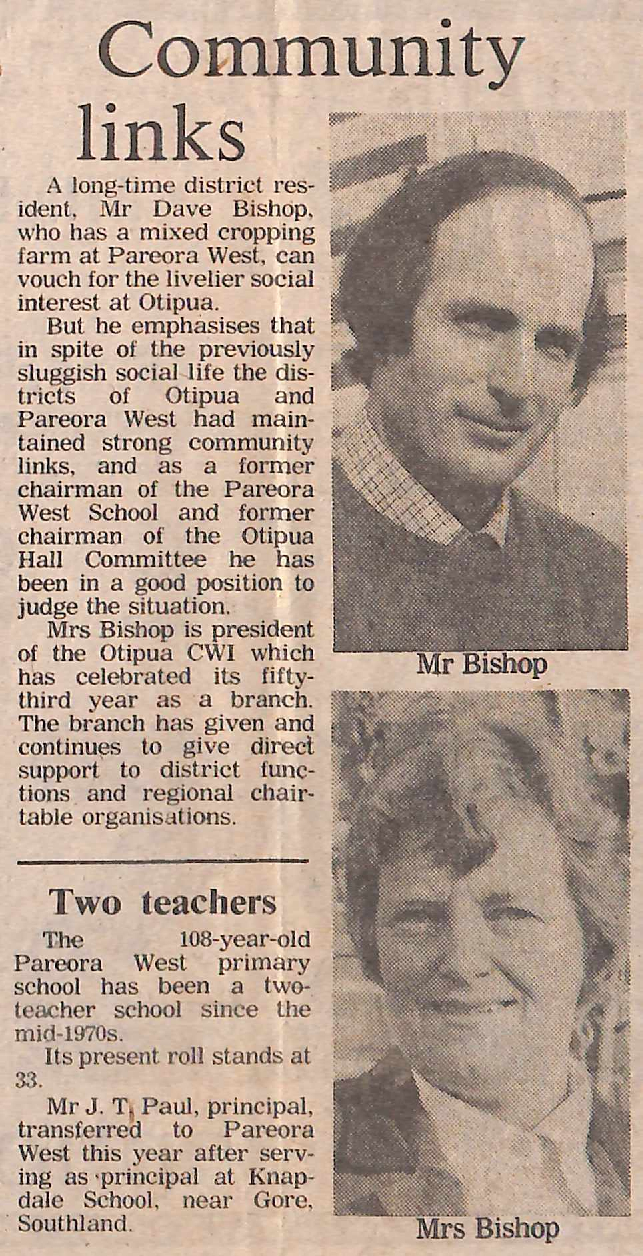 Community links / Two teachers