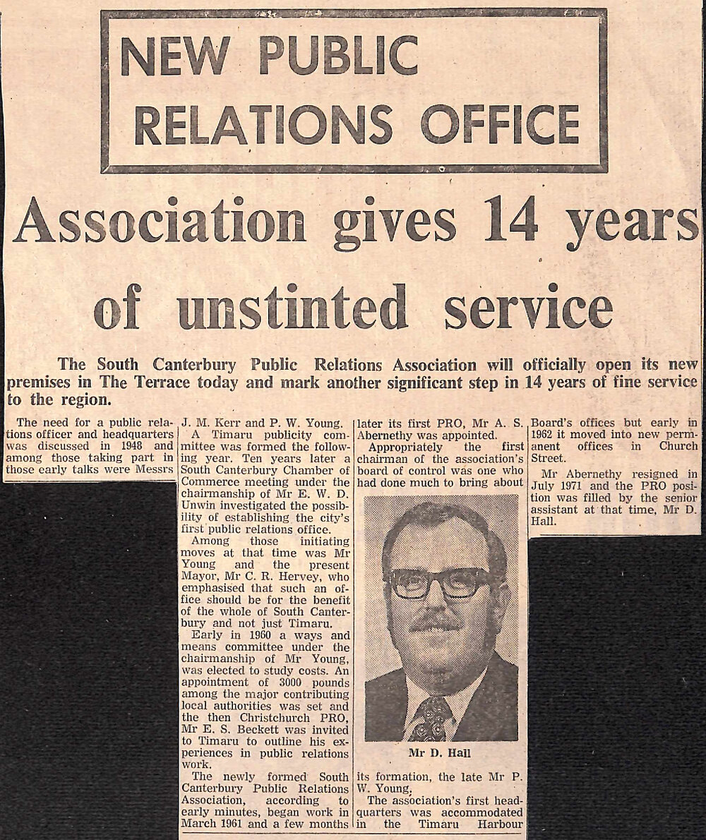 New Public Relations Office: Association gives 14 years of unstinted service