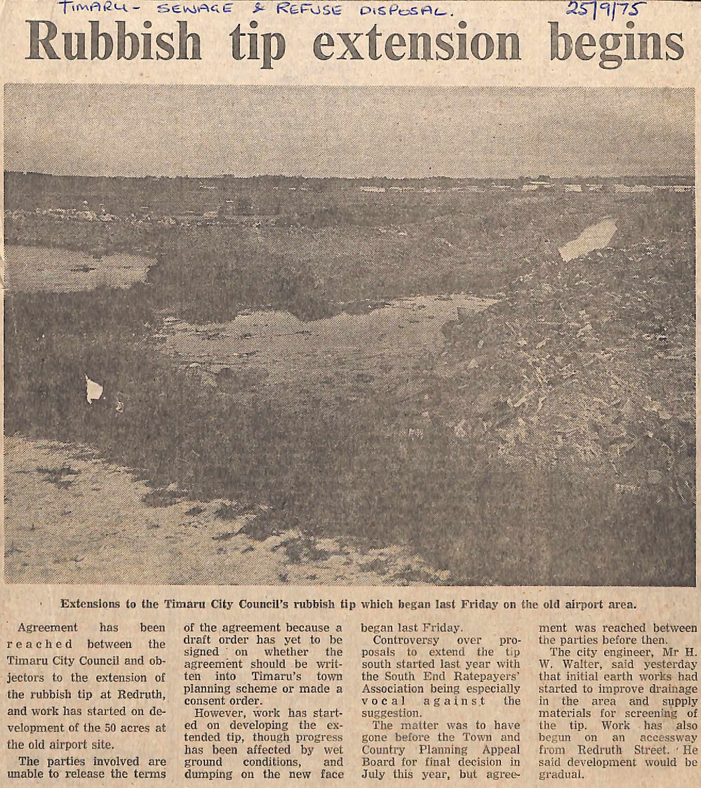 Rubbish tip extension begins