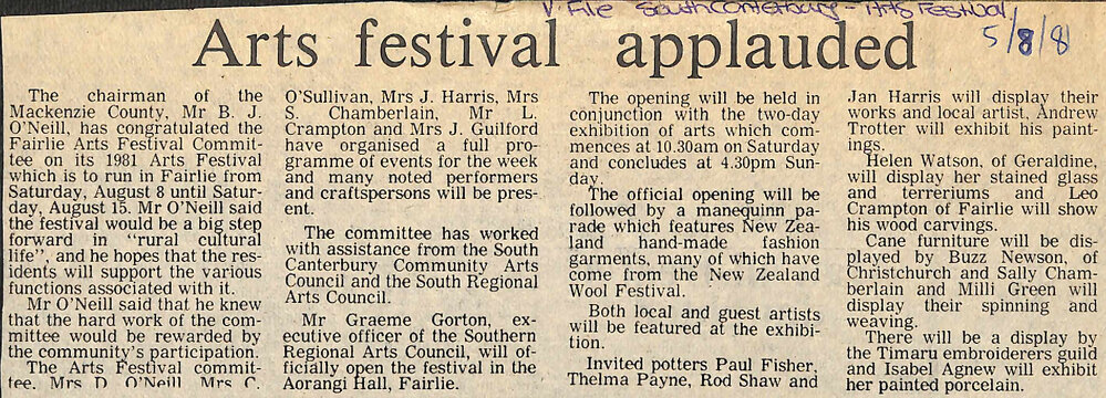 Arts festival applauded