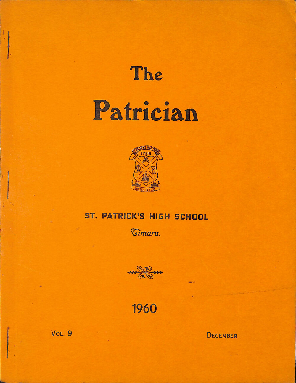 The Patrician: St Patrick's High School Timaru 1960