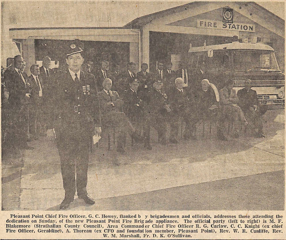 Pleasant Point: New fire engine for brigade