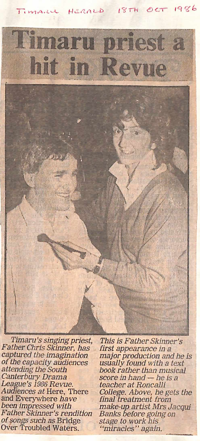 Timaru priest a hit in Revue