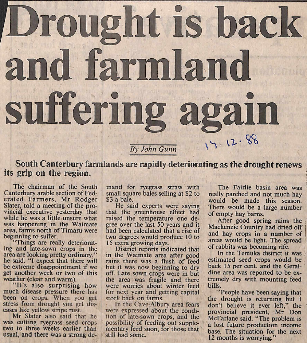 Drought is back and farmland suffering again