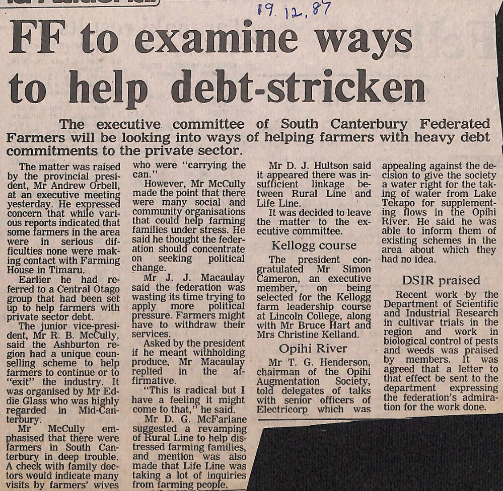 FF to examine ways to help debt-stricken