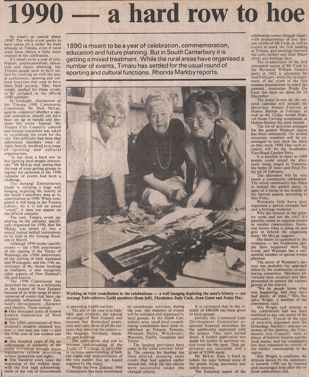 1990 - a hard row to hoe