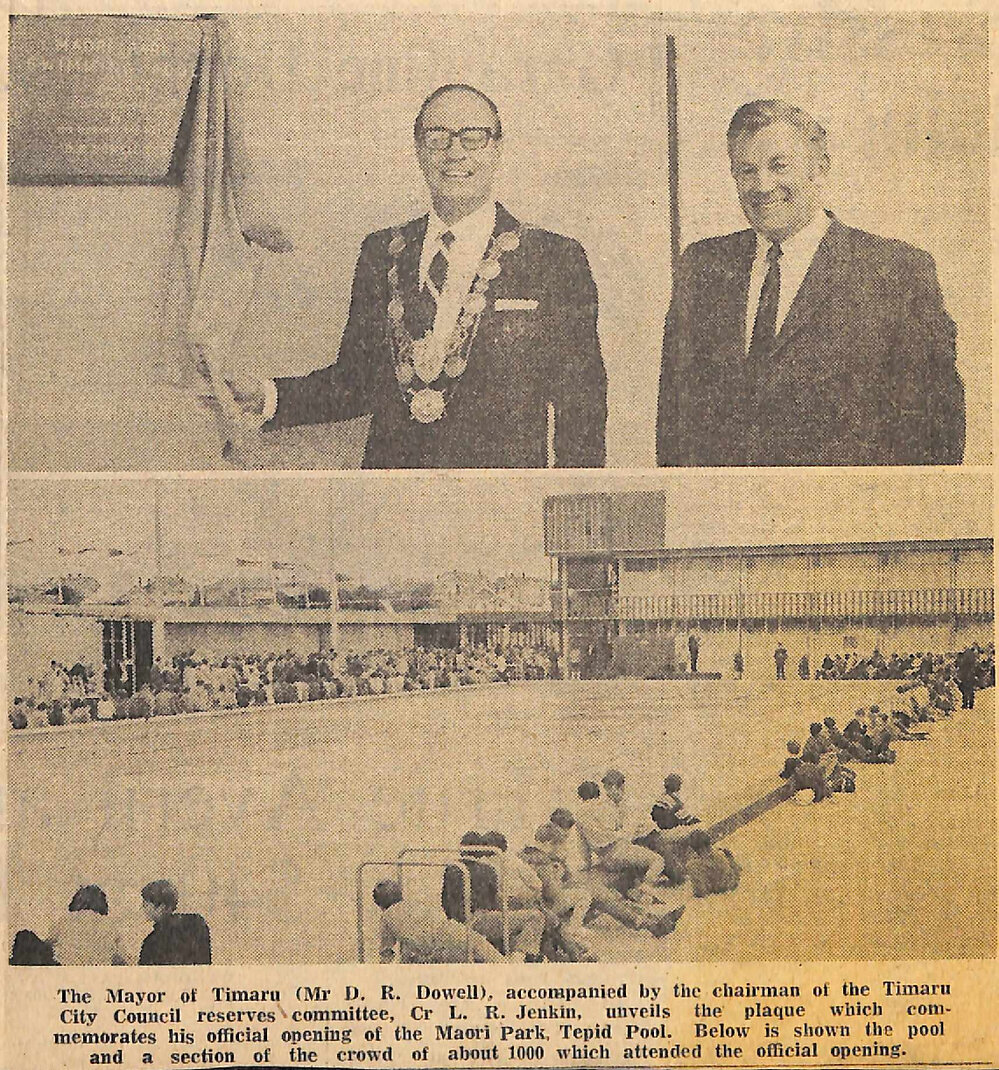 Maori Park Tepid Pool Officially Opened