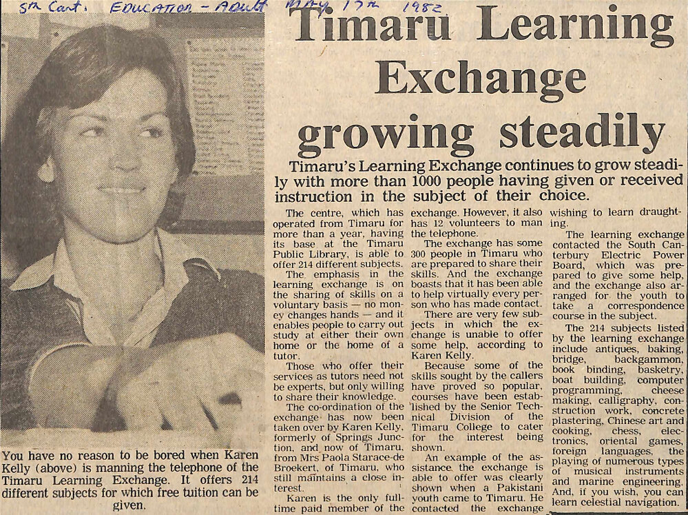 Timaru Exchange growing steadily