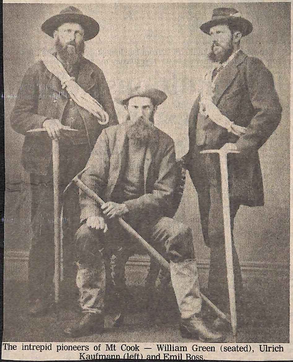 Mt Cook almost conquered 100 years ago today